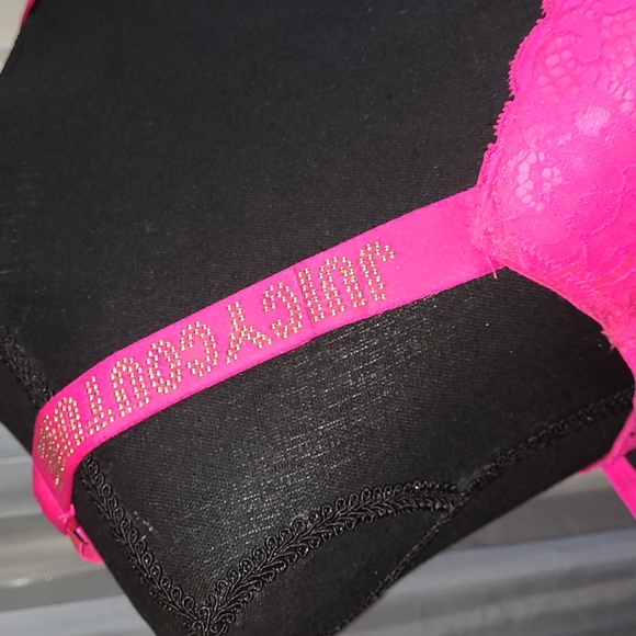 πNWT Juicy Couture 2pc Lace/Mesh Babydoll LingerieπSize Large - Picture 4 of 11